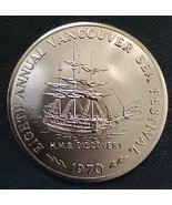 1970 Vancouver Sea Festival 8th Annual HMS Discovery $1 Token Trade Coin - £3.91 GBP