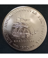 1970 Vancouver Sea Festival 8th Annual HMS Discovery $1 Token Trade Coin - £3.75 GBP