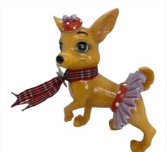 Little Paws Chihuahua Figurine 5" High Sculpted Special Edition Dog Ruby LPA001