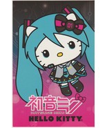 Hatsune Miku Hello Kitty Postcard Sized Sanrio Limited Edition Products - $19.99