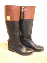 Tommy Hilfiger Womens Ilia 2 Black Riding Boots Shoes 7.5 Medium  - £29.44 GBP