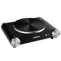 Electric Hot Plate For Cooking Portable Single Burner 1500W Cast Iron Hot Plates - £61.05 GBP