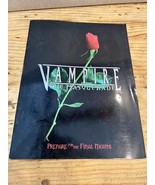VAMPIRE THE MASQUERADE 1998 PREVIEW RARE COLLECTOR&#39;S PROMO MAGAZINE WHIT... - $950.15 MXN