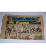 Joe Palooka Li&#39;l Abner Comic Strip Newspaper Vintage 1954 Al Capp Sunday... - $366.69 MXN