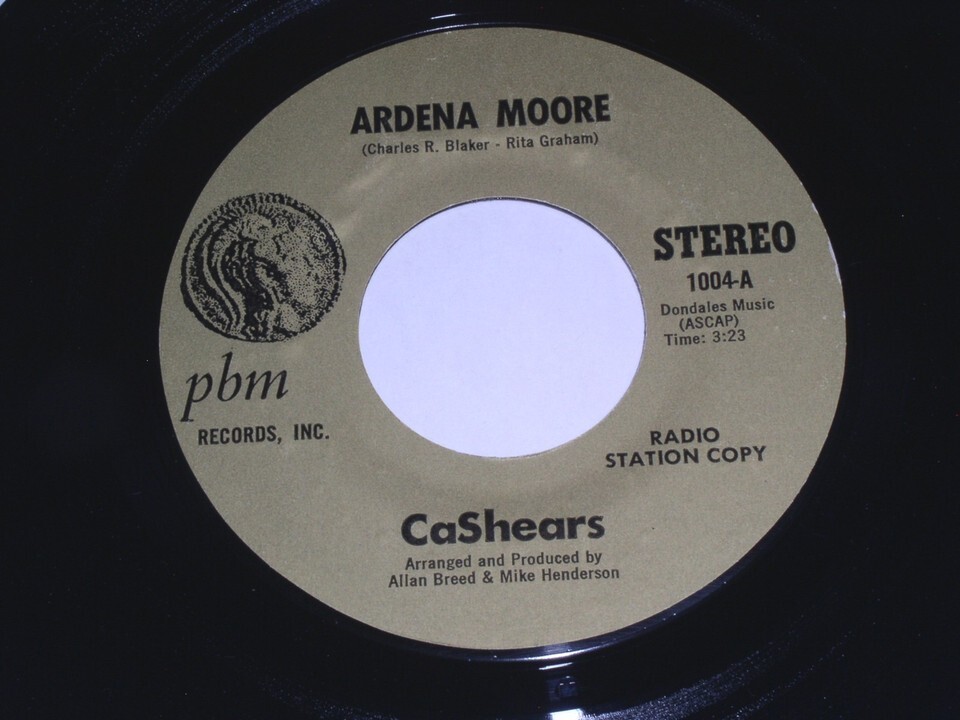 CaShears Ardena Moore I Think It&#39;s Going To Rain 45 Rpm Record PBM 1004 ... - $49.99