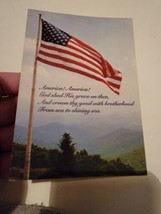 Vintage Postcard Post Card VTG Photograph America American Flag - £9.24 GBP