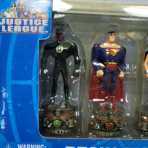 Justice League Resin Figurine Box Set SDCC 2005 Special Edition Box Dent NEW DC Item image 2