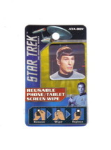 Star Trek Classic Spock Photo Image Reusable Phone/Tablet Screen Wipe NE... - £2.36 GBP