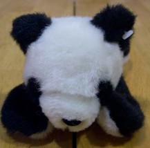 Bearington Cute Panda Bear Laying Down 4&quot; Plush Stuffed Animal Toy - £12.37 GBP