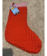 Lego Collection x Target Christmas Stocking Sweater Knit Pink Red 20&quot; Te... - $9.50
