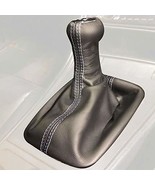 Leather Part Shift Boot for 1976-1991 Porsche 944. Black/Black Thread - $704.88 MXN