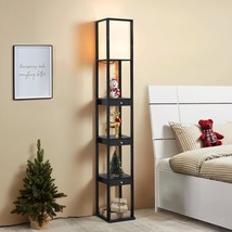 Aaron 72&quot; Floor Lamp For Living Rooms, Premium Tall Floor Lamp With Shelves And  - £114.80 GBP
