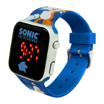 Sonic The Hedgehog LED Kids Digital Wrist Watch Blue - £15.96 GBP