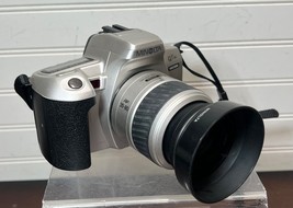 Minolta QTsi Maxxum 35MM Film Camera 35-80mm AF Lens/Hood &amp; new batterie... - $35.25