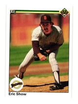 1990 Upper Deck #587 Eric Show San Diego Padres - £1.57 GBP