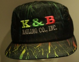 K&amp;B Hauling Company Hat Cap Multi color Snapback ba1 - $6.92