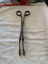 Vintage Antique Primitive Long Metal Tongs - $9.90