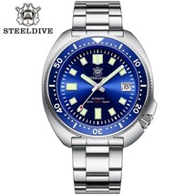 Steeldive SD1970 Captain Willard 6105 Automatic Diver Watch Seiko NH35 Blue - £97.34 GBP