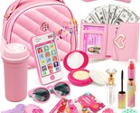 Kids Pretend Play Little Girl Purse Accessories, Princess Toy Cell Phone... - £36.19 GBP