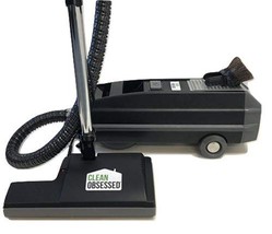 Clean Obsessed CO888 Powerteam Pro Canister Vacuum, Black/Silver - $499.95