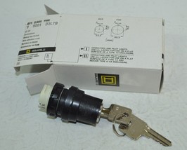 Square D 2-Position Maintained Rotary Key Switch Model# D3L70 - £14.94 GBP