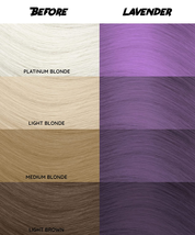 Crazy Color Semi Permanent Conditioning Hair Dye - Lavender, 5.1 oz image 2