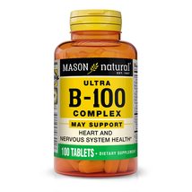 MASON NATURAL Ultra B-100 Complex - Healthy Heart and Nervous System, Improves I - $16.82