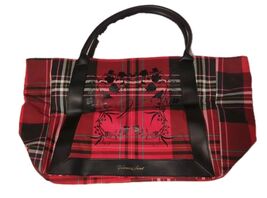 Victoria's Secret Limited Edition Black Friday Red Plaid Tote Large 2020... - $18.55