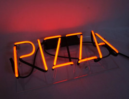New PIZZA Home Wall Lamp Art Beer Bar Pub Neon Light Sign 11&quot;x7&quot; [High Q... - £54.48 GBP