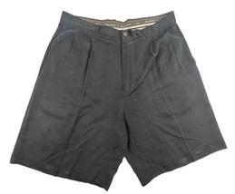 Tommy Bahama Men’s Flat Front Chino Shorts 100% Silk Black Size 34 - £12.37 GBP