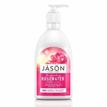 JASON Invigorating Rosewater Hand Soap, 16 Ounce Bottle - £13.66 GBP