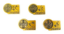 Pan American Airlines Vintage Coca Cola Lapel Pins - $24.63