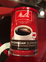 MELITTA COLOMBIAN SUPREME MEDIUM ROAST GROUND COFFEE 11OZ - £11.56 GBP