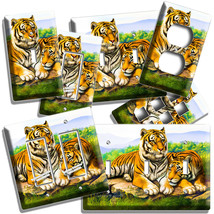 Gorgeous Red Bengal Tigers Love Light Switch Outlet Wall Plate Covers Room Decor - £14.38 GBP+