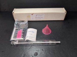 Firelight Glass Hand Blown Oil Classic Taper 9” Candle Candlestick Vintage - $19.80