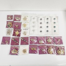 Vintage Fashion Costume Jewelry Lot Royalty Theme NIP 26 Pieces - £146.43 GBP