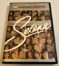 Selena Greatest Hits (2003, Emi Latin) Tejano Dvd &amp; Music Cd Oop Rare Free Ship! - £22.74 GBP