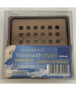 DURAL Oil-Rubbed Bronze Metal Drain Cover New 4&quot;x 4&quot; tile style - $18.00