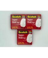 3 ROLLS Scotch Super-Hold Tape, 50% More Adhesive, 3M, 1296 IN - $14.90