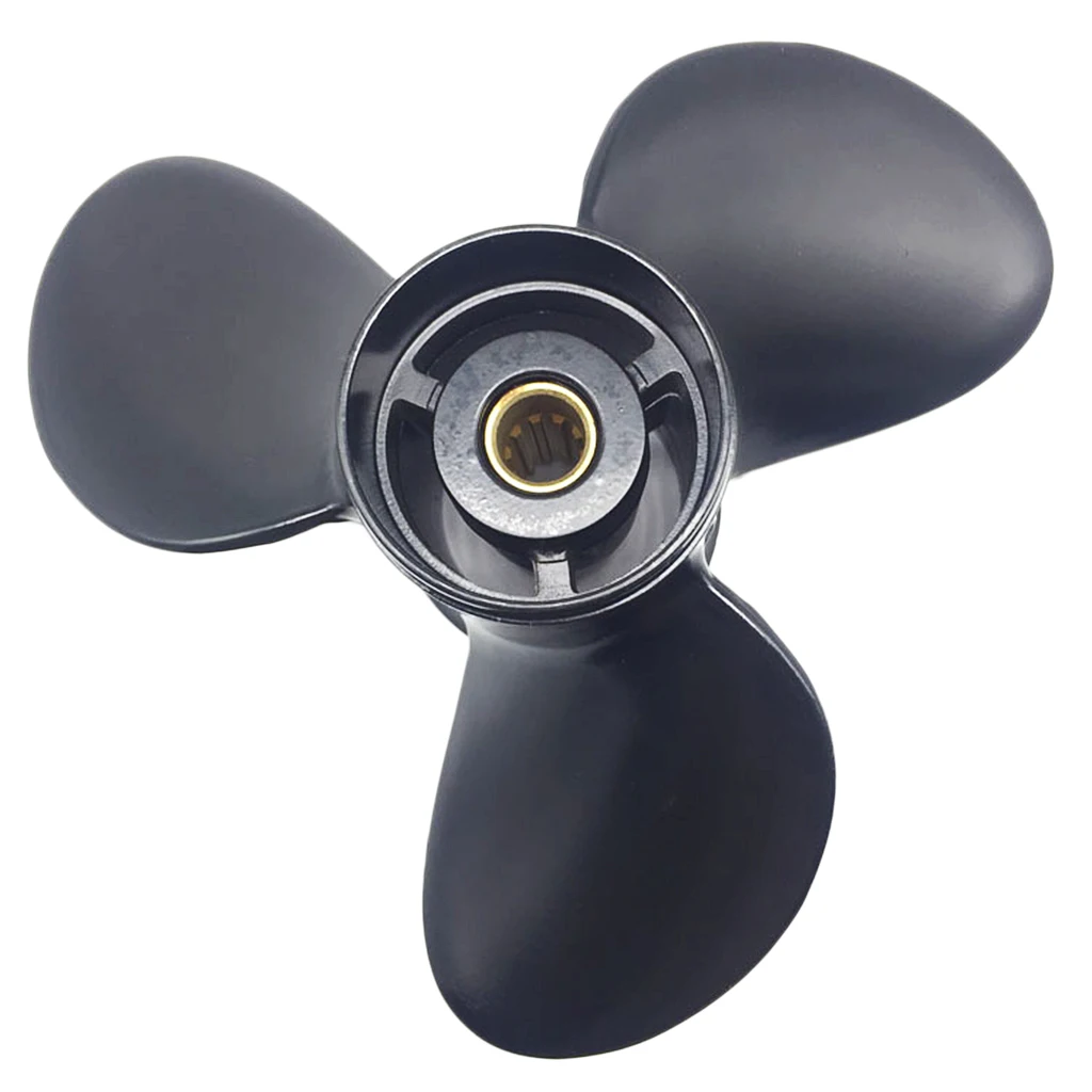 3 Blade Prop Propeller 9 1/4 x 10 for Evinrude Johnson 8-15HP For Suzuki Outbo - £54.60 GBP