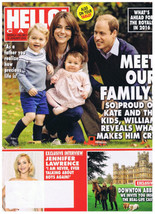 Hello Canada Magazine Prince William Family Jennifer Lawrence Downton Abbey - £7.90 GBP
