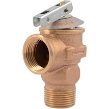 SharkBite 20166-0030 Boiler Relief Valve 3/4 Inch MNPT, Push-to-Connect, PEX, - $28.06