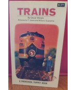 Trains by  Oscar WEIGLE / First Edition 1972 a preschool puppet book pri... - £9.69 GBP