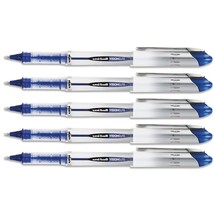 Uniball Vision Elite Roller Ball Pen, Blue Ink, Bold 5Pens Per Order - £18.08 GBP