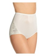 Three Shadowline Nylon Full cut Briefs with side lace Style 17082 Size 8... - £28.44 GBP
