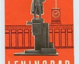 Leningrad Intourist Brochure USSR 1960 Photos Map History  - $27.72