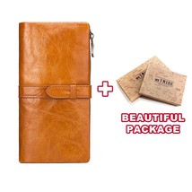HUMERPAUL 100% Leather Women Wallet Coin Purse Female Lady Long Card Holder for  - £37.95 GBP