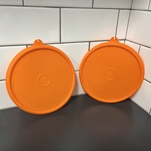 Vintage Tupperware 2 Replacement Lids 227-21 &amp; 227-24 - £9.59 GBP