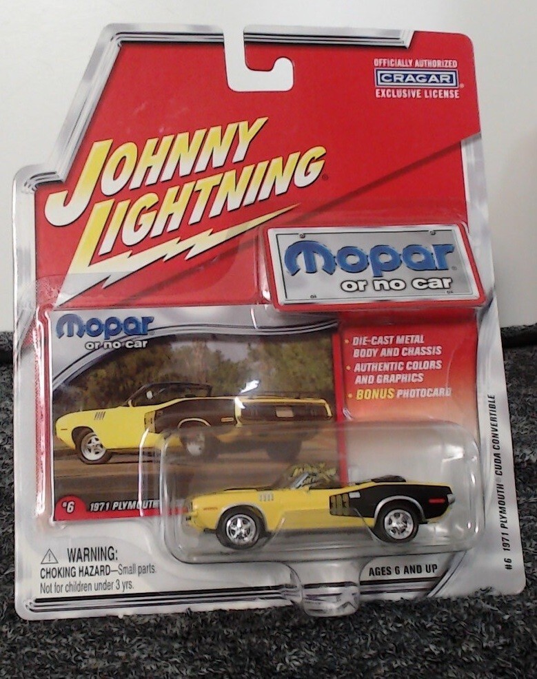 Johnny Lightning Mopar or No Car 1971 Plymouth Cuda Convertible A - $9.74