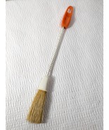Vintage Kellogg Quality Basting &amp; Pastry Brush orange plastic handle USA... - $380.13 MXN